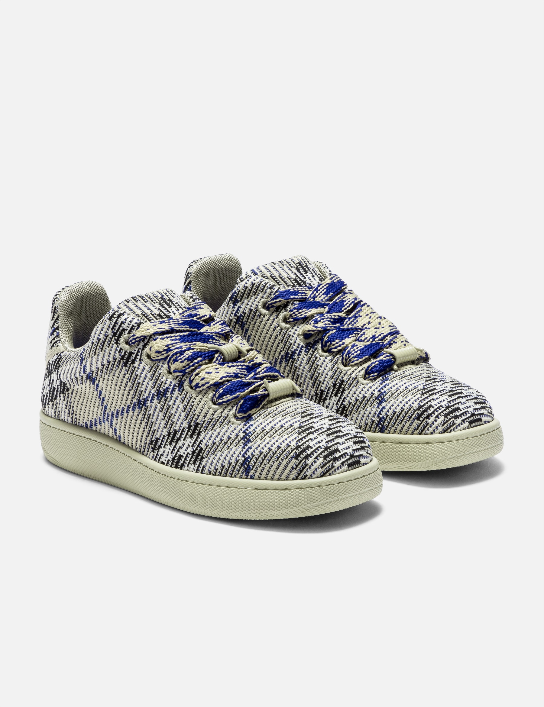 Check Knit Box Sneakers view 19