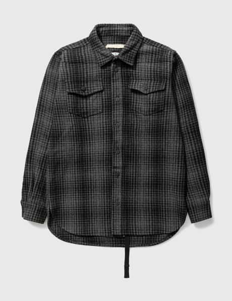 Off-White™ Off-white Flannel Shirt Jacket