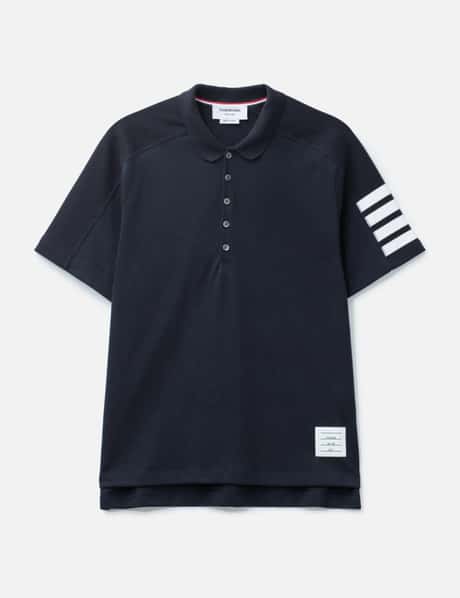 Thom Browne Milano Cotton 4-Bar Polo
