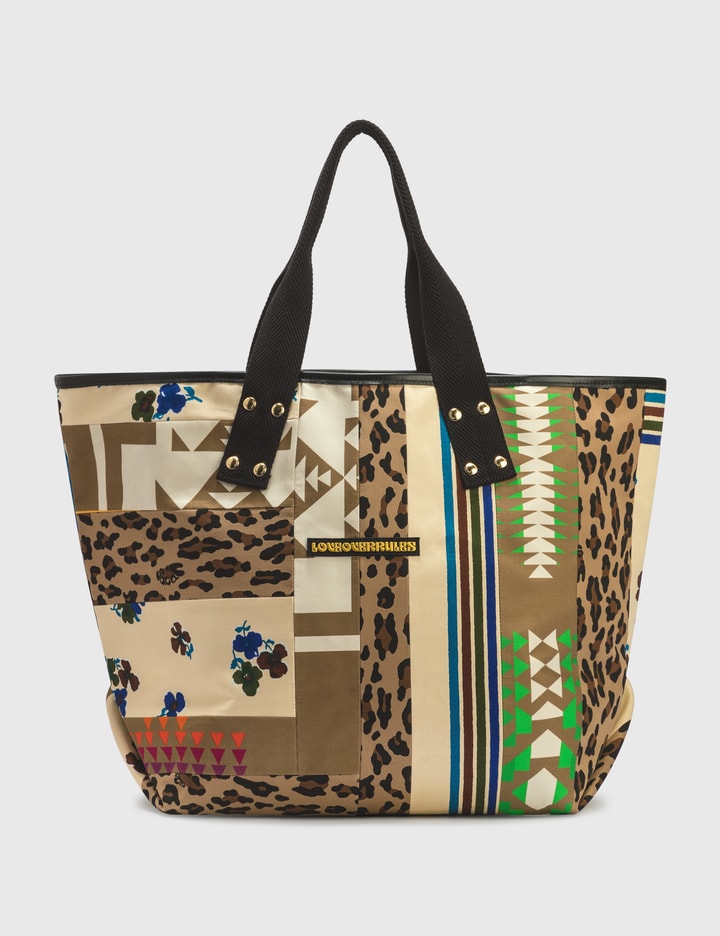 Sacai - Sacai x Hank Willis Thomas Patchwork Large Tote | HBX 
