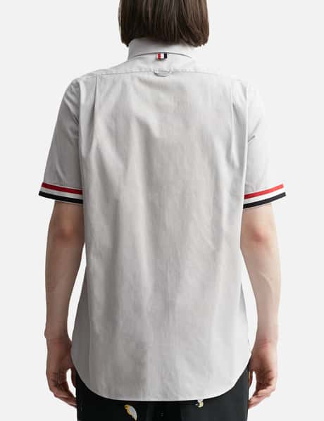 Thom Browne Stripe Oxford Armband Straight Fit Shirt