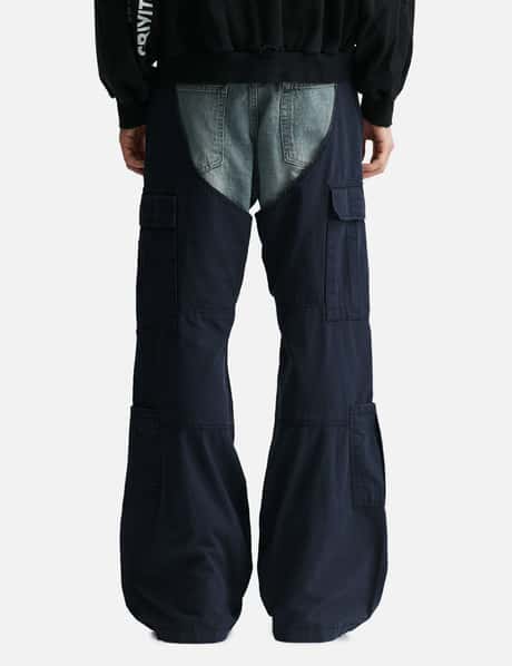 Biker Cargo Denim Pants view 12