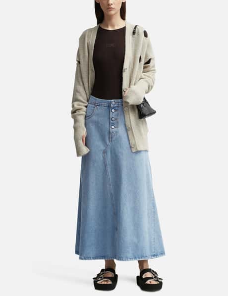 MM6 Maison Margiela - ディストレスド ロングカーディガン | HBX 