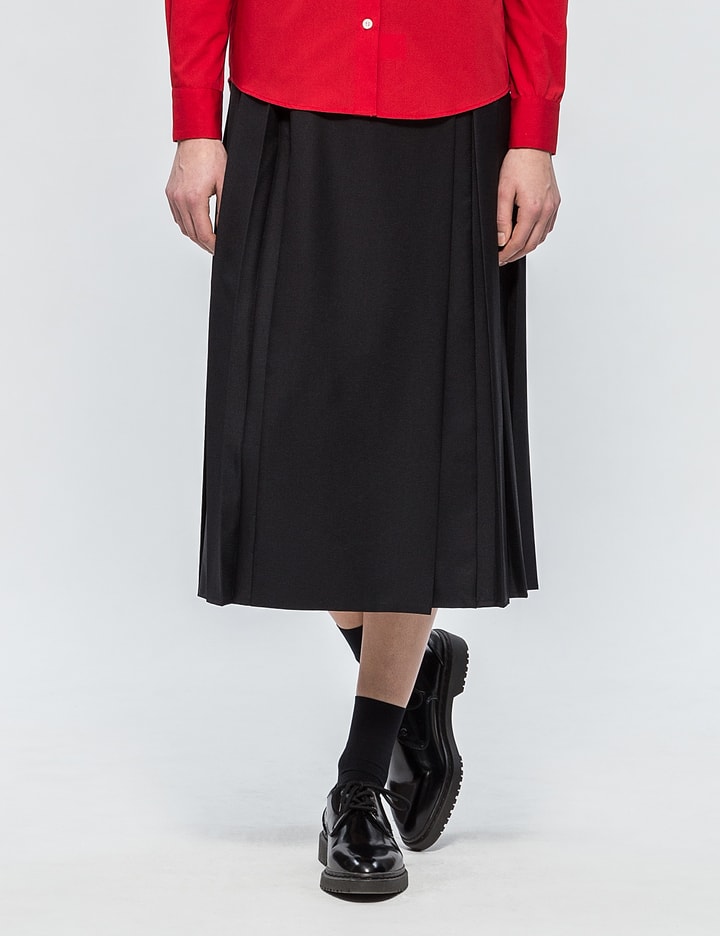 Michele Pleated Midi Skirt Placeholder Image