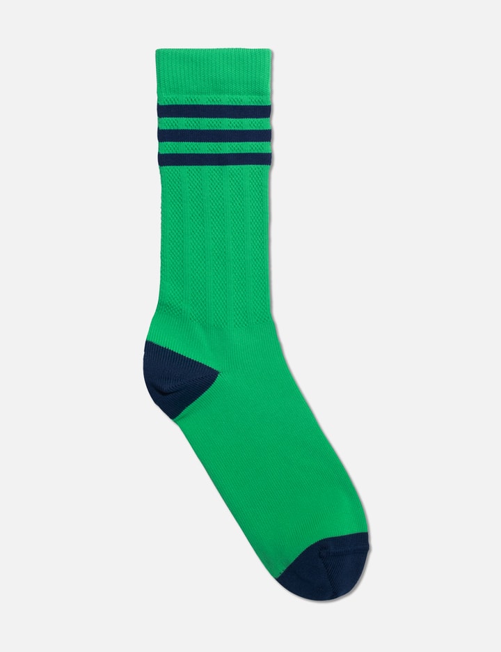 Shop Adidas Originals Wales Bonner Crew Socks In Green