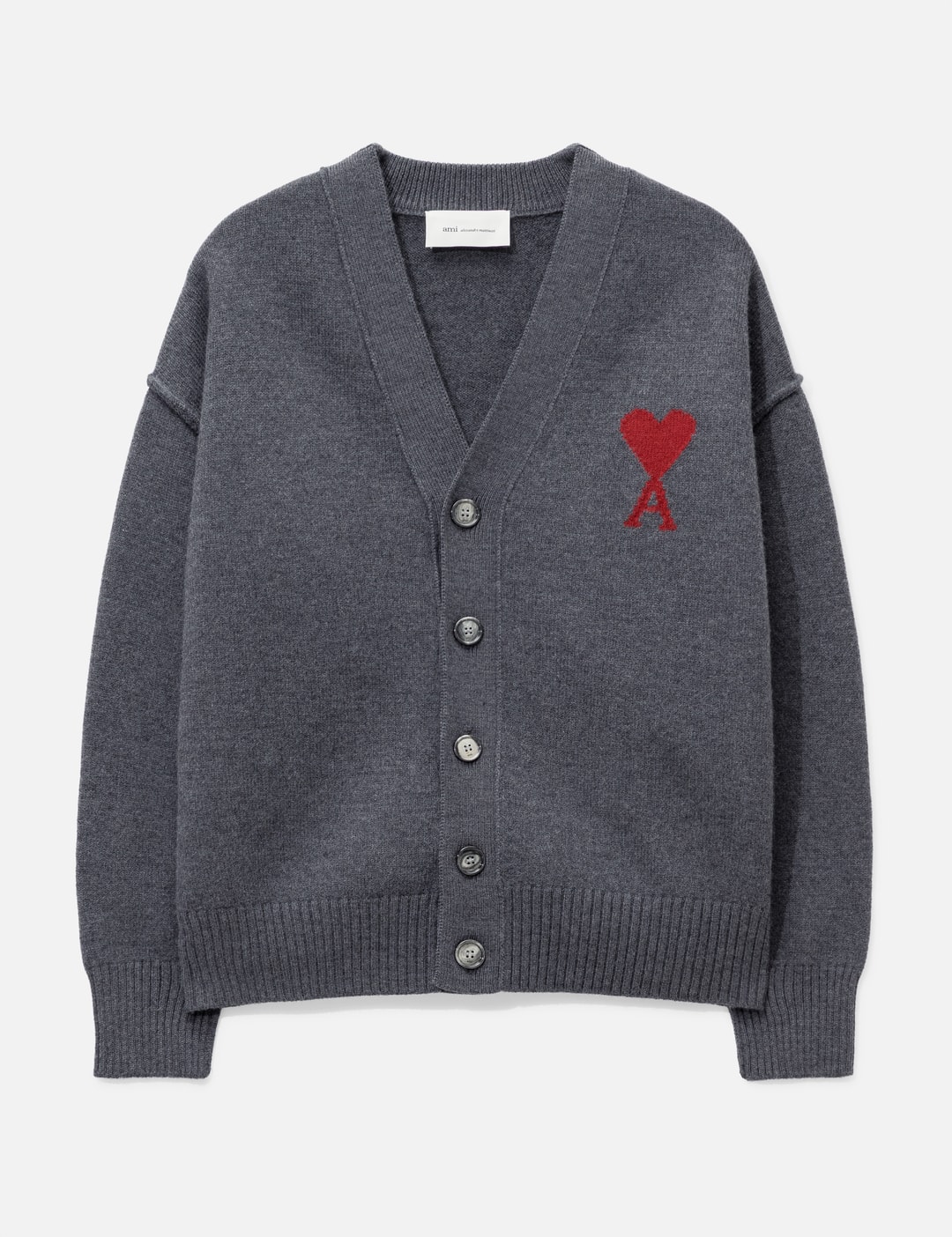 Cardigan With Contrasted Ami De Coeur view 7
