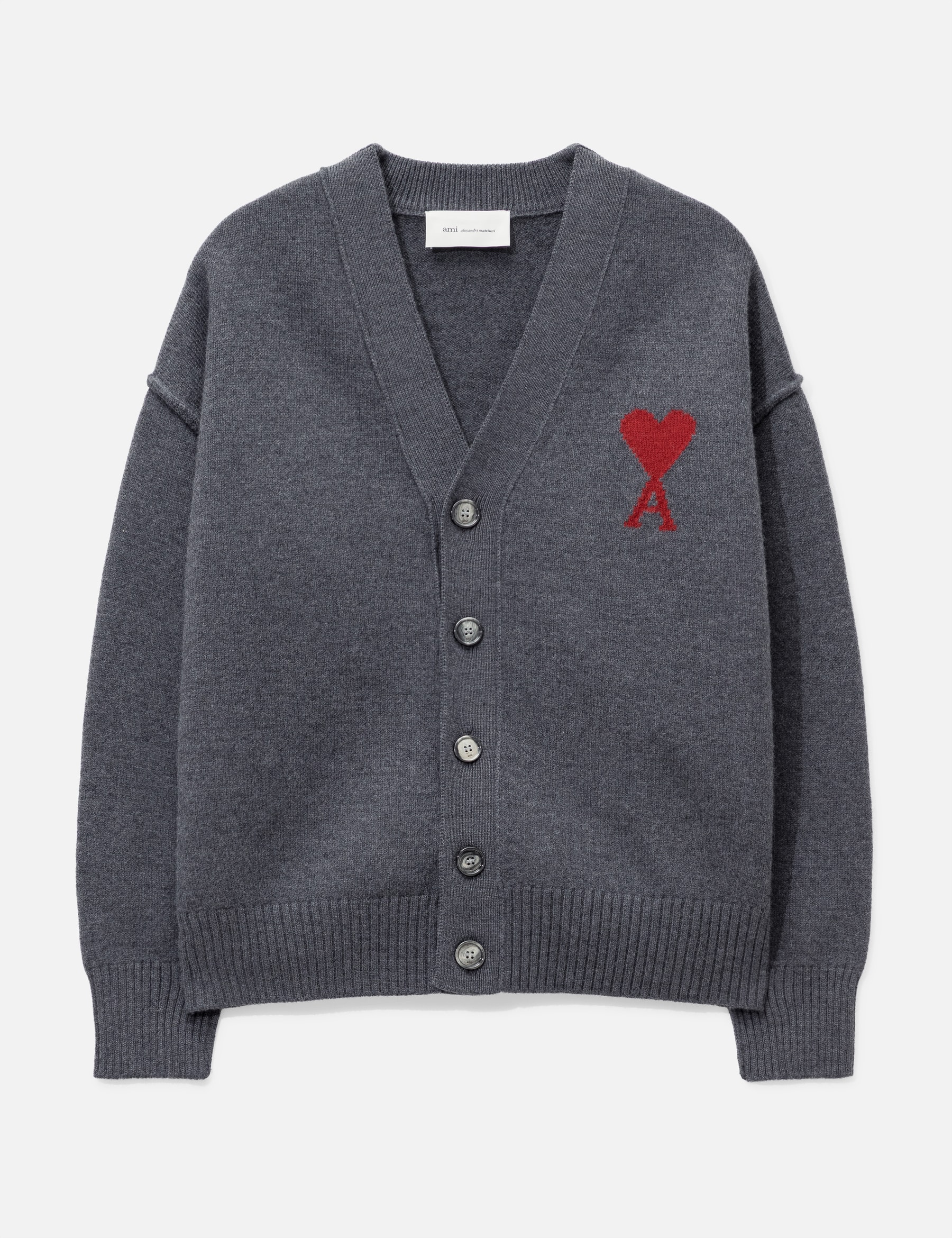Cardigan With Contrasted Ami De Coeur view 16