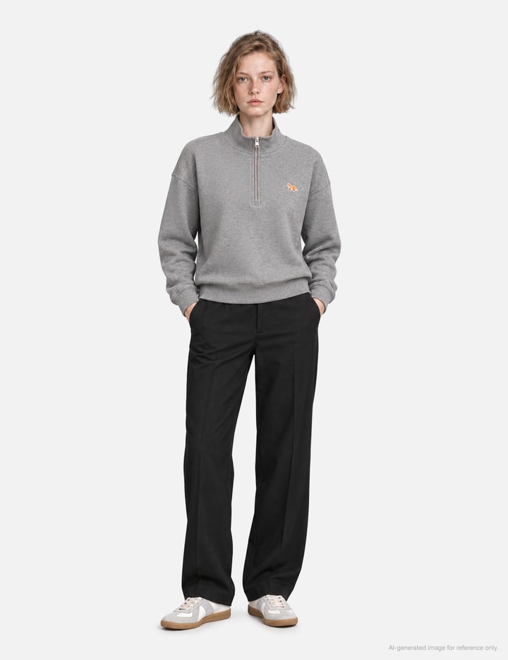 Maison Kitsuné Baby Fox Half Zipped Sweatshirt