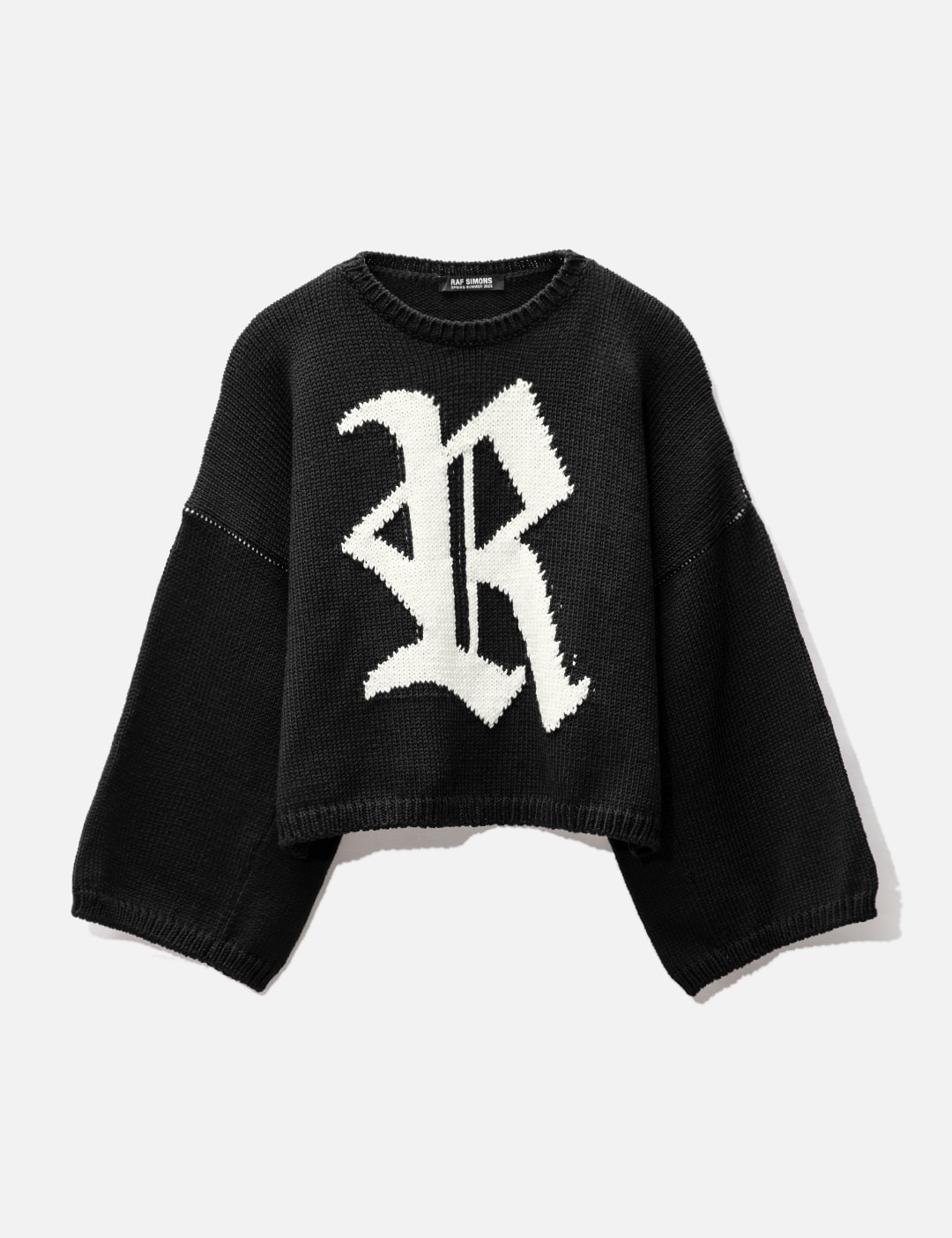 Raf Simons - R ジャカード バルキーニットセーター | HBX