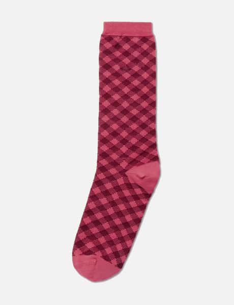 X Wales Bonner Check Sock view 18