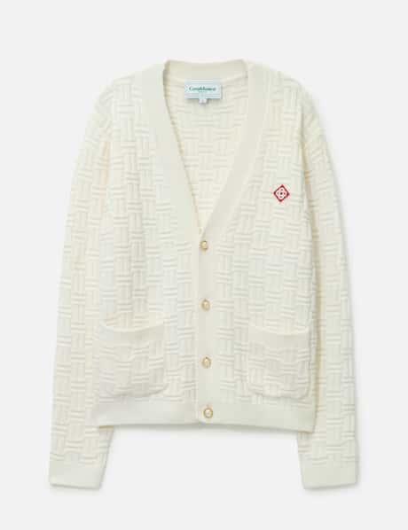 Casablanca Column Knit Cardigan