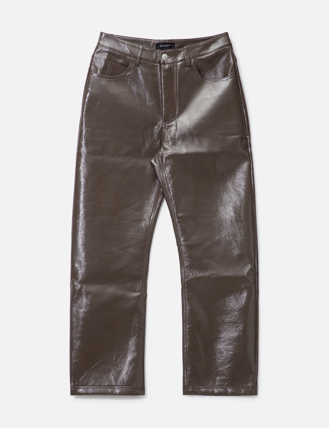 CODA - Black Washed Distressed Break Cut Flared Jeans | HBX 