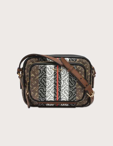 Burberry Monogram Stripe E-canvas Camera Bag