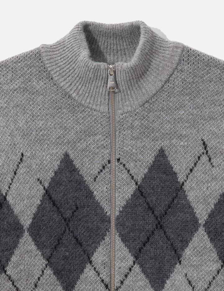 COOR Inside Out Argyle Zip-Up