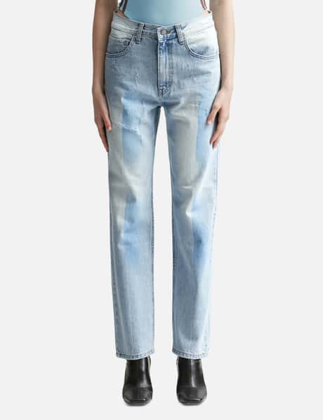 T By Alexander Wang - Layered Loose Jeans
