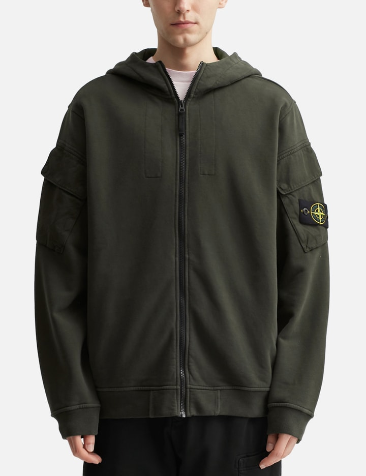 Brushed Organic Cotton Fleece Hooded Sweatshirt Placeholder Image