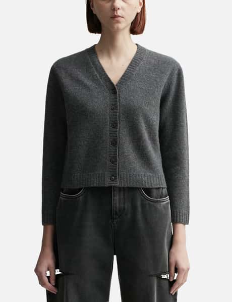 Maison Margiela Washed Lambwool Cardigan