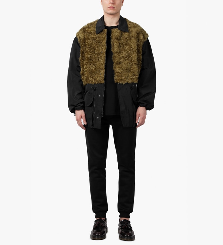 Gold Tromp L'oeil Combo Panel Parka Jacket Placeholder Image