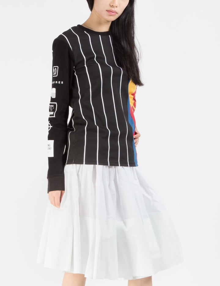 Black Multi Kodak Stripe L/S T-shirt Placeholder Image