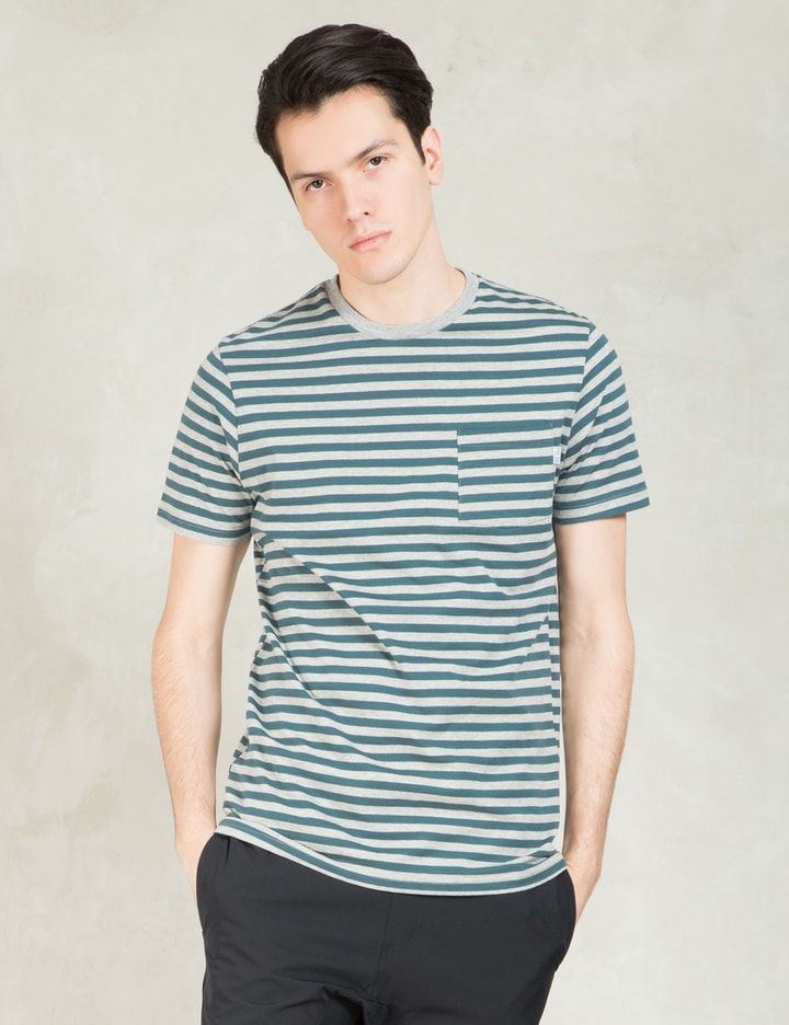 Green/white Stripe T-Shirt Placeholder Image