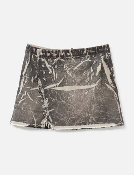 Rick Owens Drkshdw Sisysnap Skirt