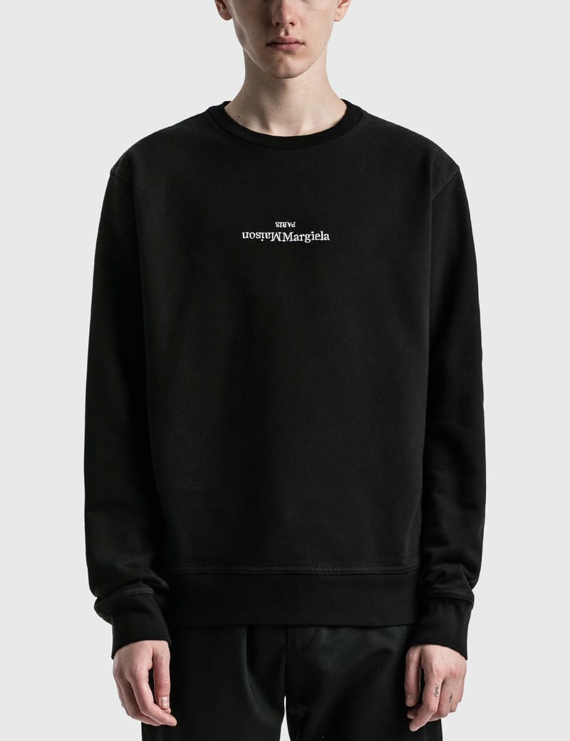 Maison Margiela - Upside Down Logo Sweatshirt | HBX - Globally Curated  Fashion and Lifestyle by Hypebeast