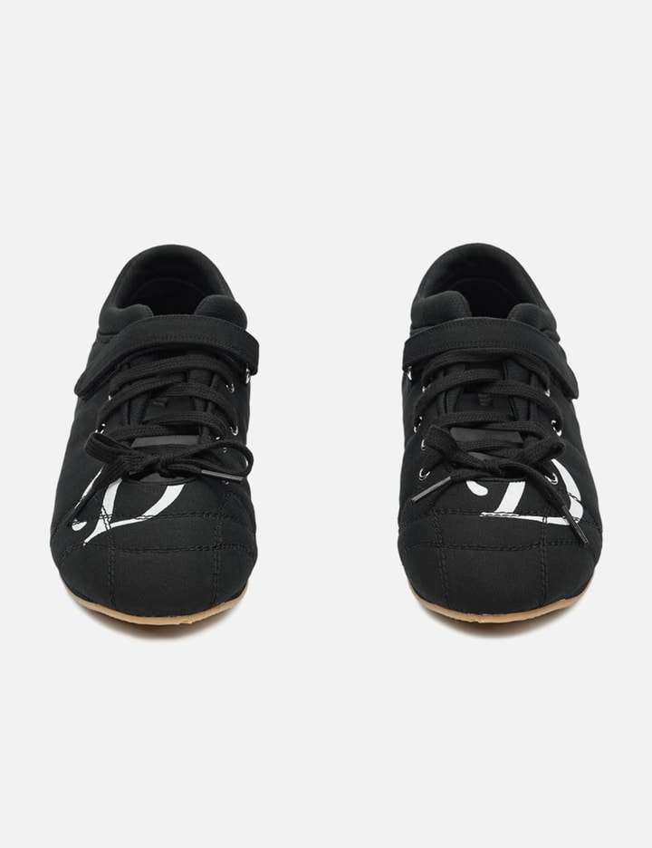 D Logo Lace Up Mozzi Shoes In Black Placeholder Image