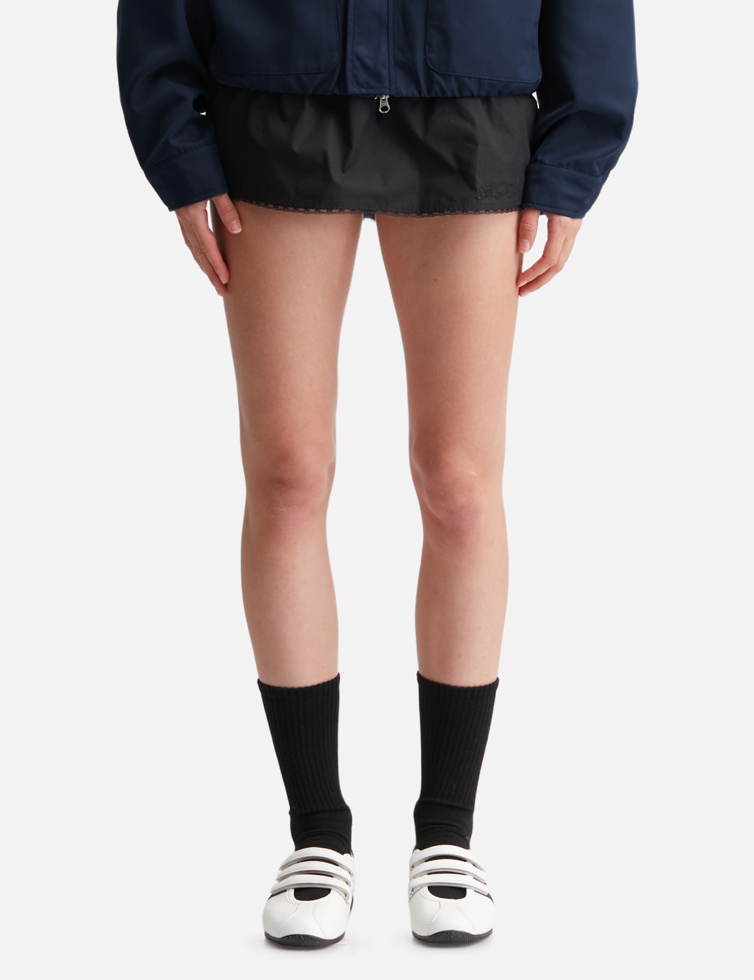 G Classic Lace-Up Mini Skirt view 11