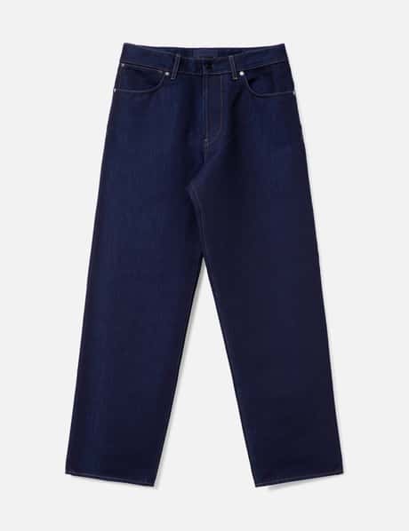 Indigo Denim-Rinsed Jeans view 6