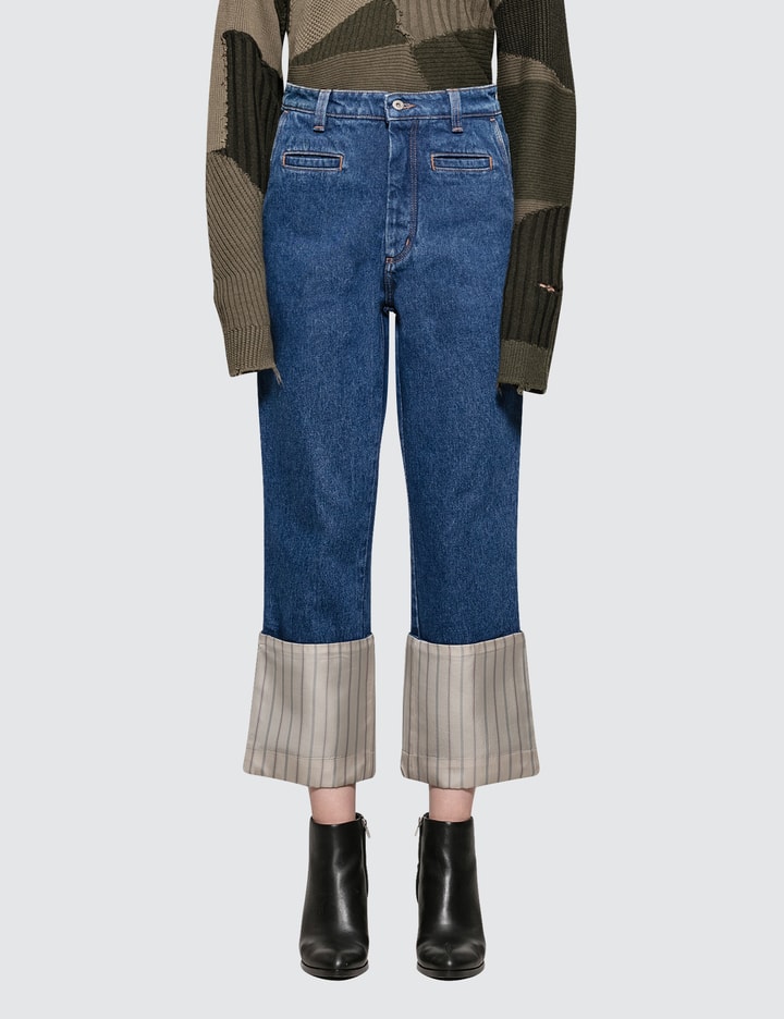 Stripe Fisherman Jeans Placeholder Image