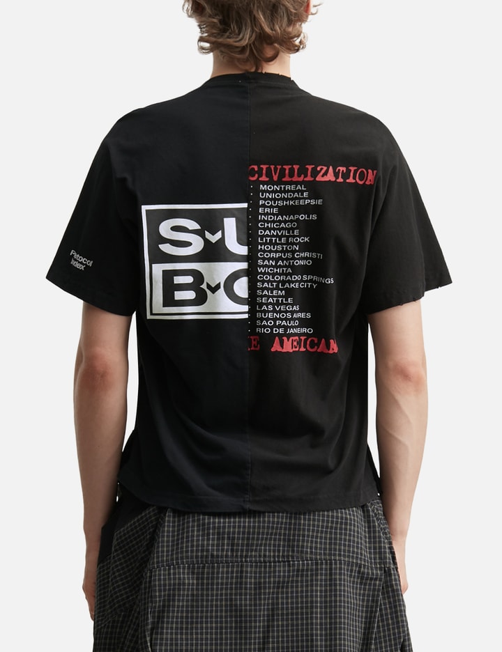 Protocol-Index Fake Shoulder Seam T-Shirts