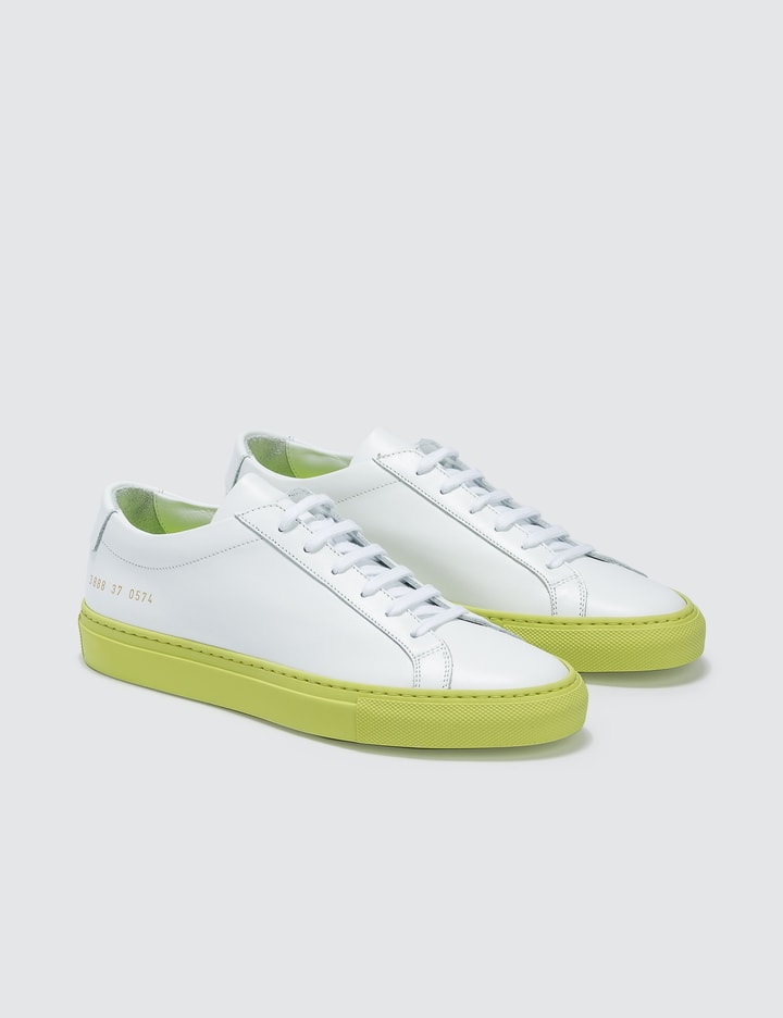 Achilles Low Trainers With Colored Sole Placeholder Image