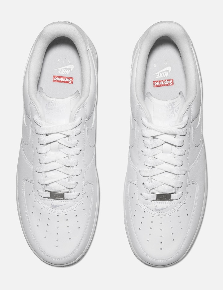 Nike Air Force 1 Low 'Supreme - Mini Box Logo White' Shoes - Size 4