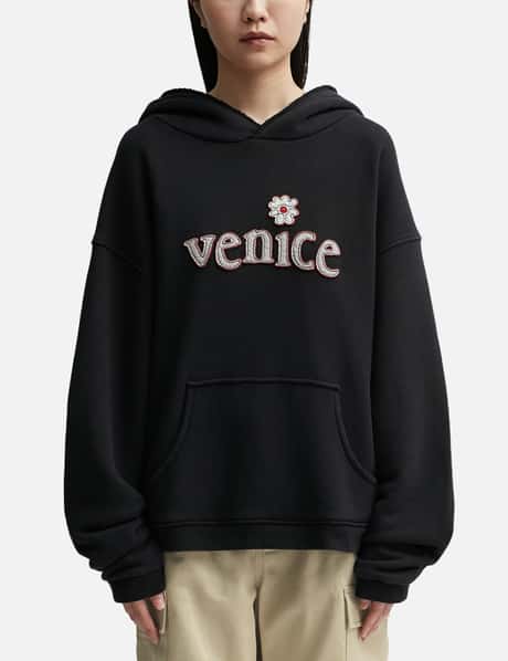 ERL Unisex Venice Patch Hoodie Knit