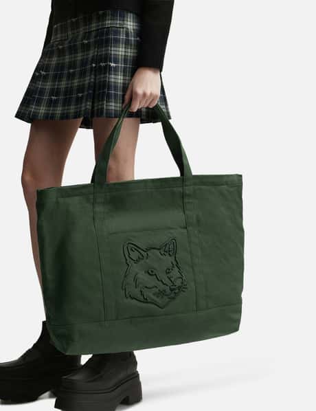 Maison Kitsuné - Fox Head XL Tote | HBX
