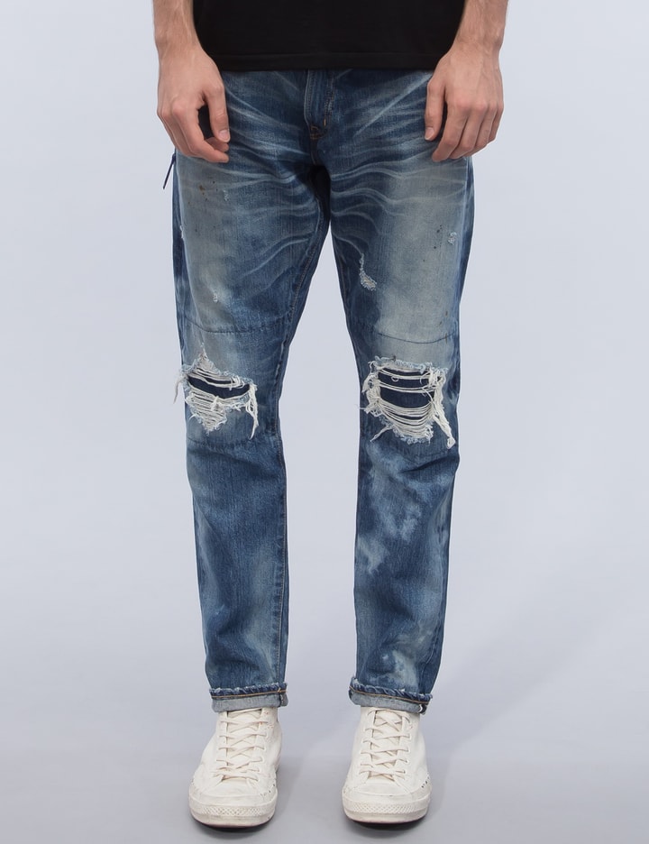 Denim By Vanquish & Fragment - Damage Five Years Wash Tapered 