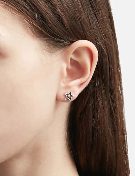 Small Star Stud Pierced Earring view 5