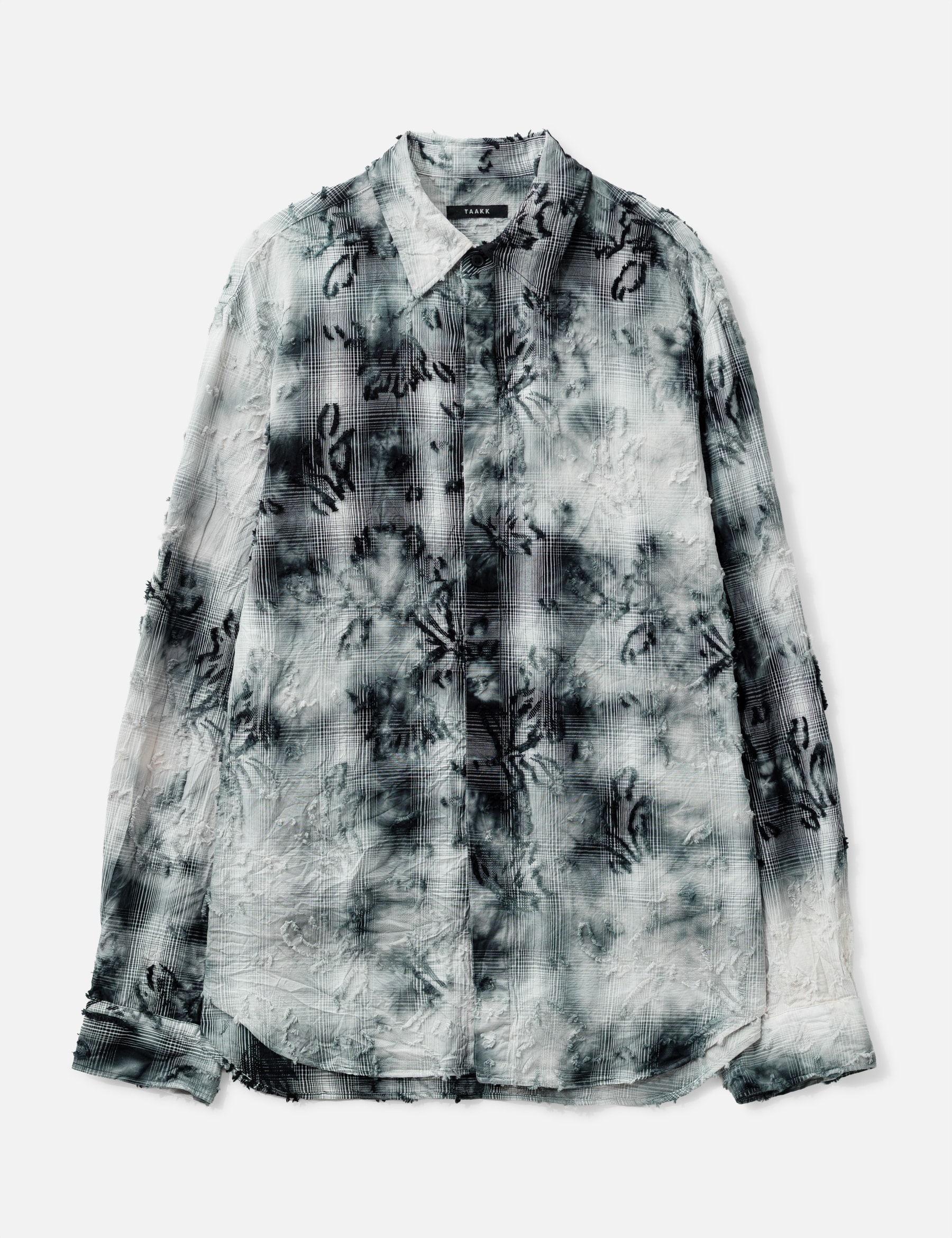 Tie-Dye Check Regular Shirt view 16