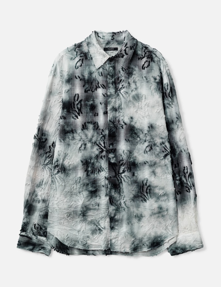 TAAKK Tie-Dye Check Regular Shirt