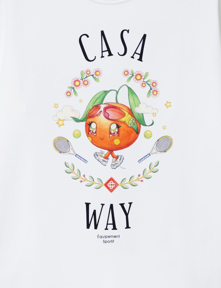 Casa Way Orange Mascot Short Sleeve T-shirt Placeholder Image