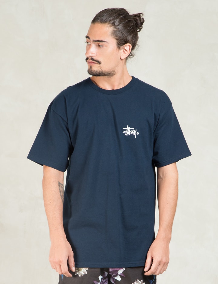 Navy Basic Logo T-Shirt Placeholder Image