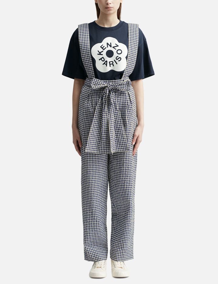 Gingham Tie-waist Trousers Placeholder Image