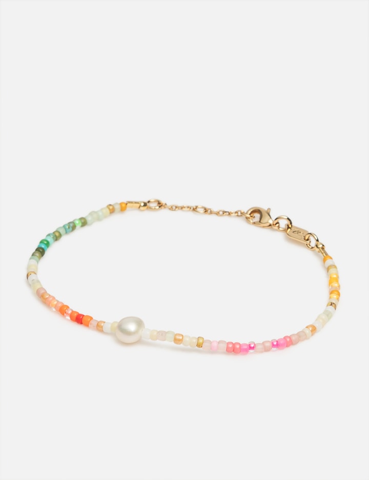 Shop Anni Lu Rainbow Nomad Bracelet In Multicolor