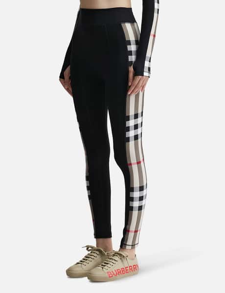 Burberry - Check Panel Leggings  HBX - Globally Curated Fashion and  Lifestyle by Hypebeast
