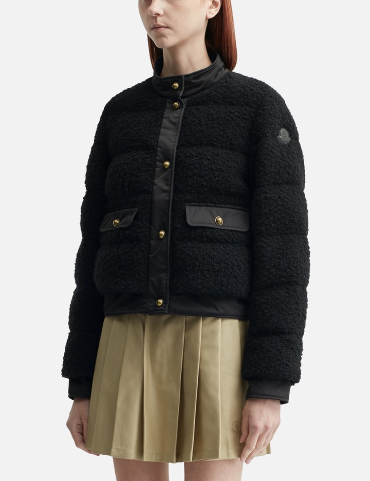 Blandy Wool Blend Bouclé Short Down Jacket Placeholder Image