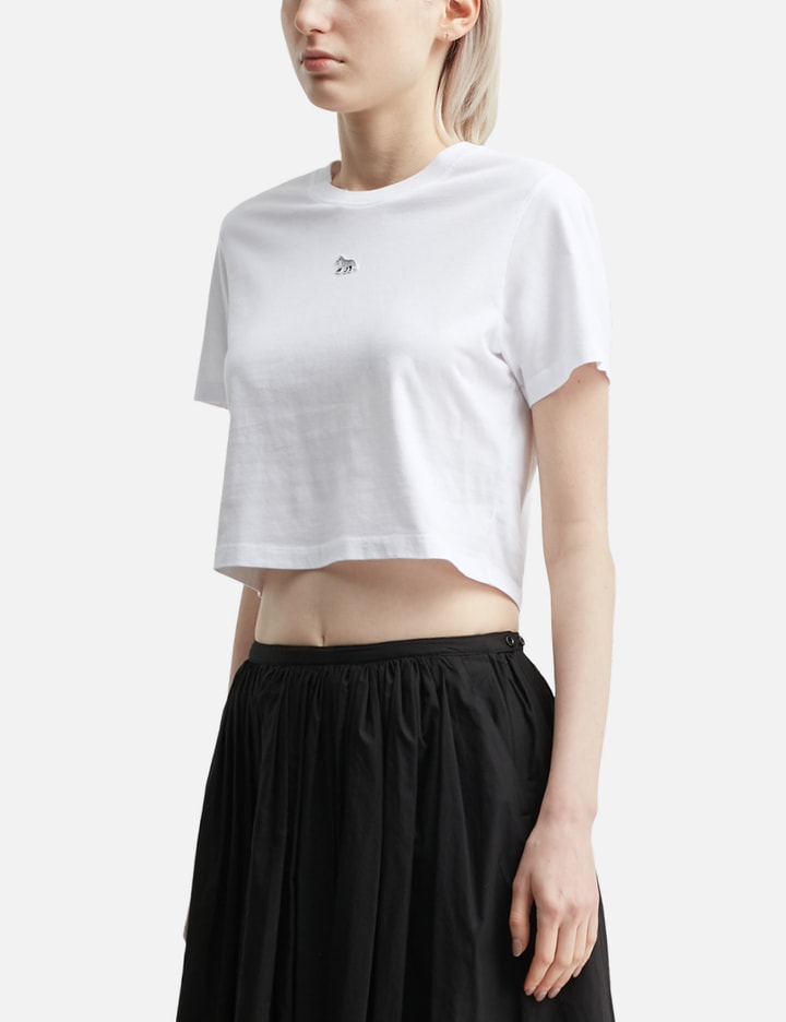 Shop Maison Kitsuné Baby Fox Patch Baby T-shirt