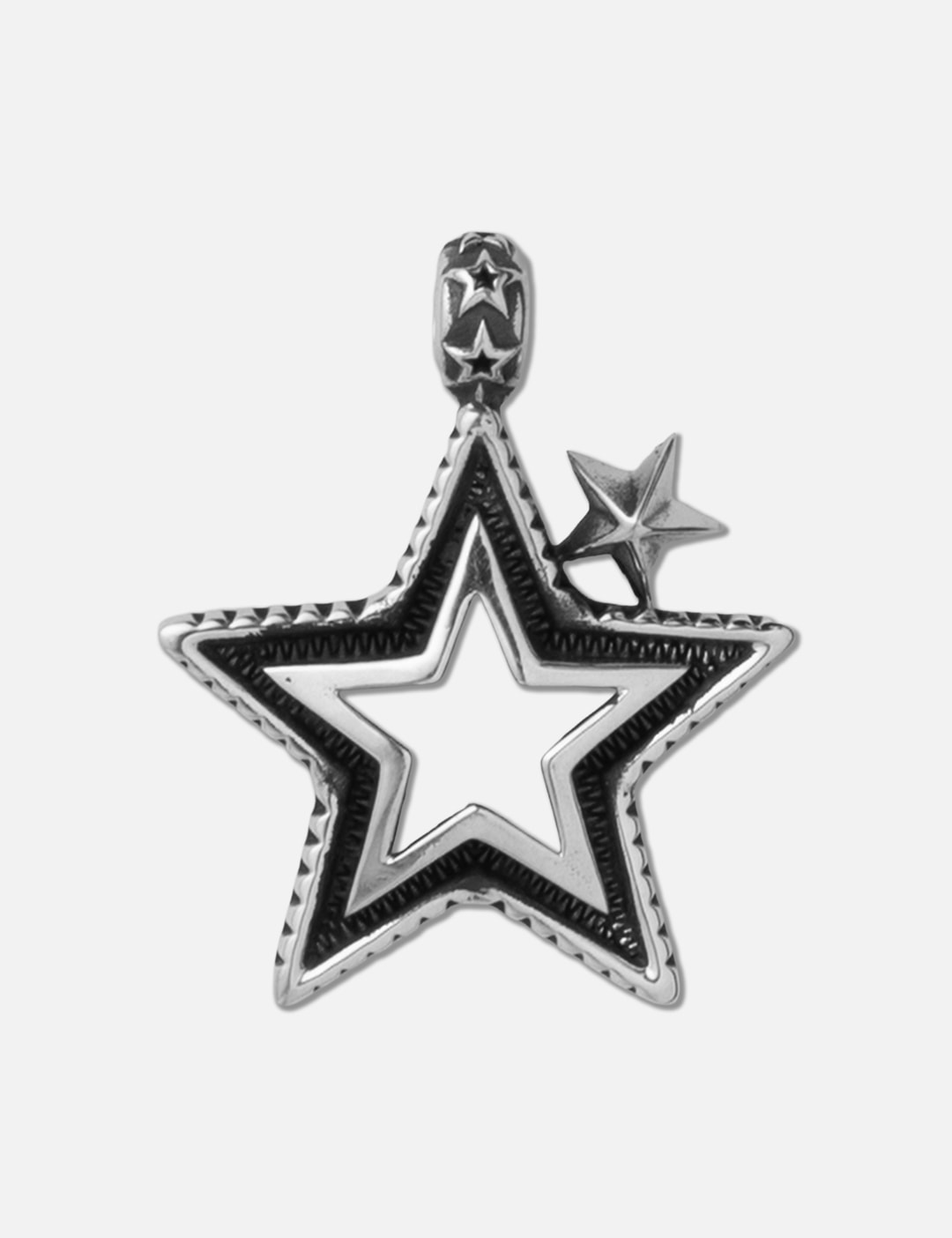 Small Cutout Star Squared Pendant view 5