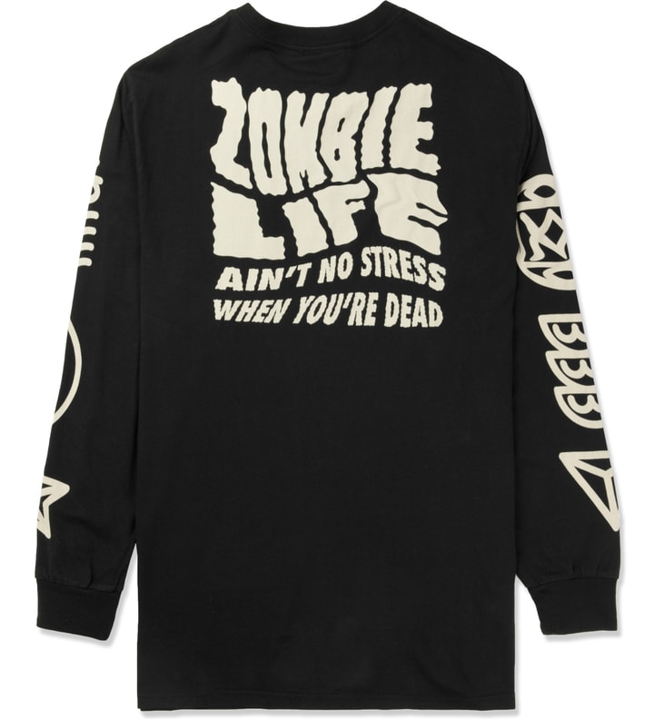 Black Zombie L/S T-Shirt Placeholder Image