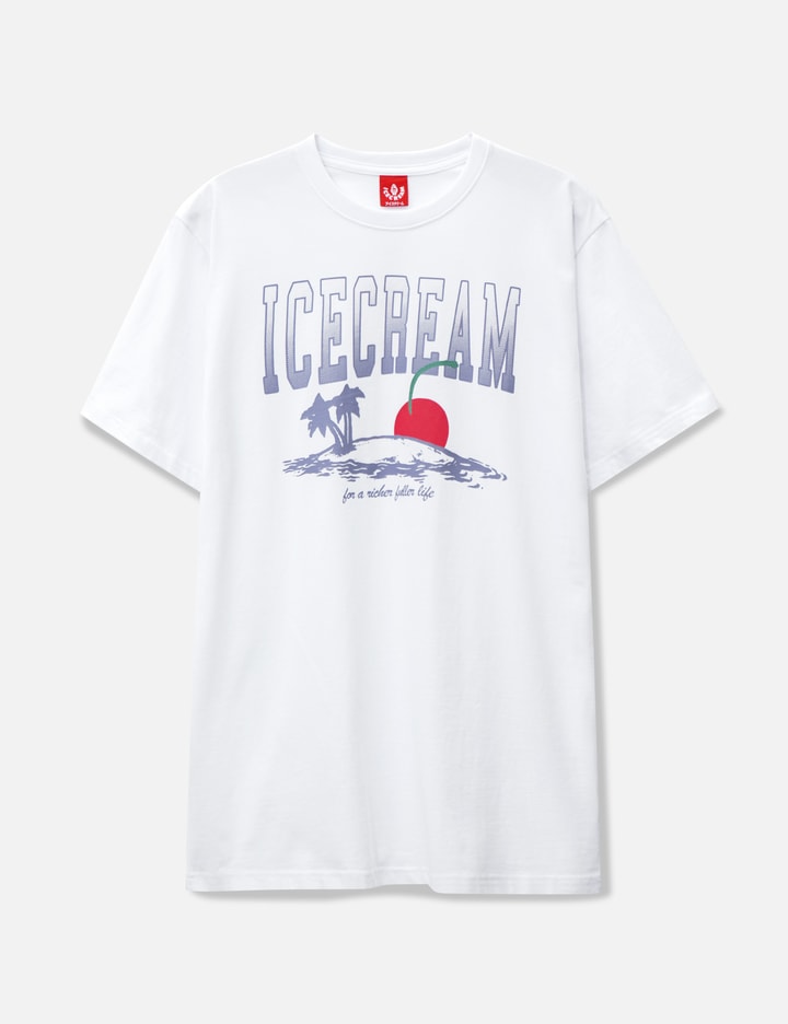 Icecream Life Ss T-shirt In White