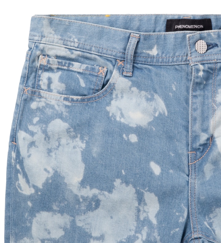 Light Indigo Bleached Skinny Jeans Placeholder Image